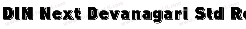 DIN Next Devanagari Std Regular字体转换